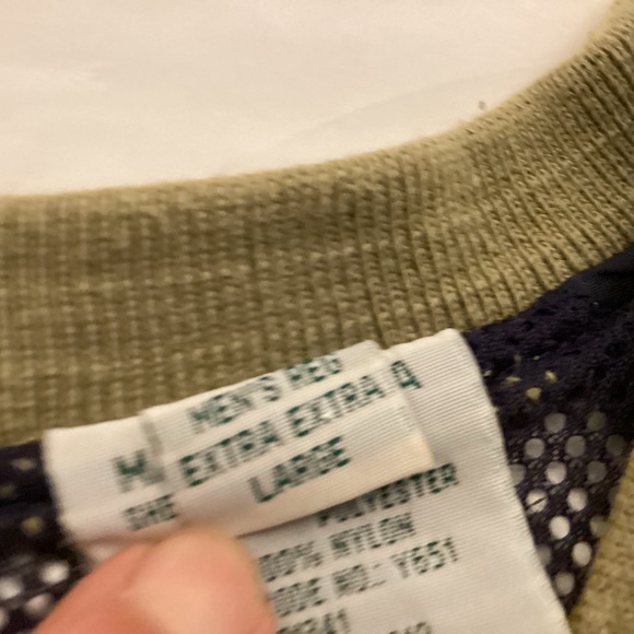 L.L. Bean Mens Pullover Windbreaker Jacket size XXL Golf Jacket checked - Picture 8 of 13